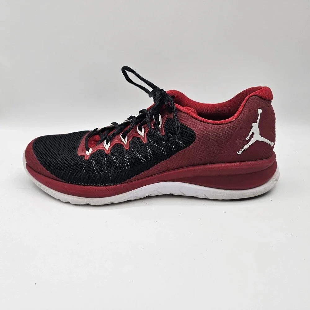 Jordan Shoes Mens‎ Size 11 Red Black Mesh Low Top Running Sneakers 715572-601